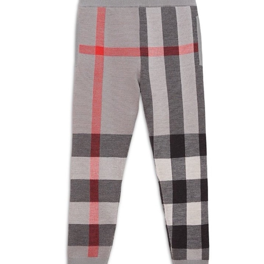 NWT -Burberry Gerard Check Wool Jogging Pant - Picture 2 of 10